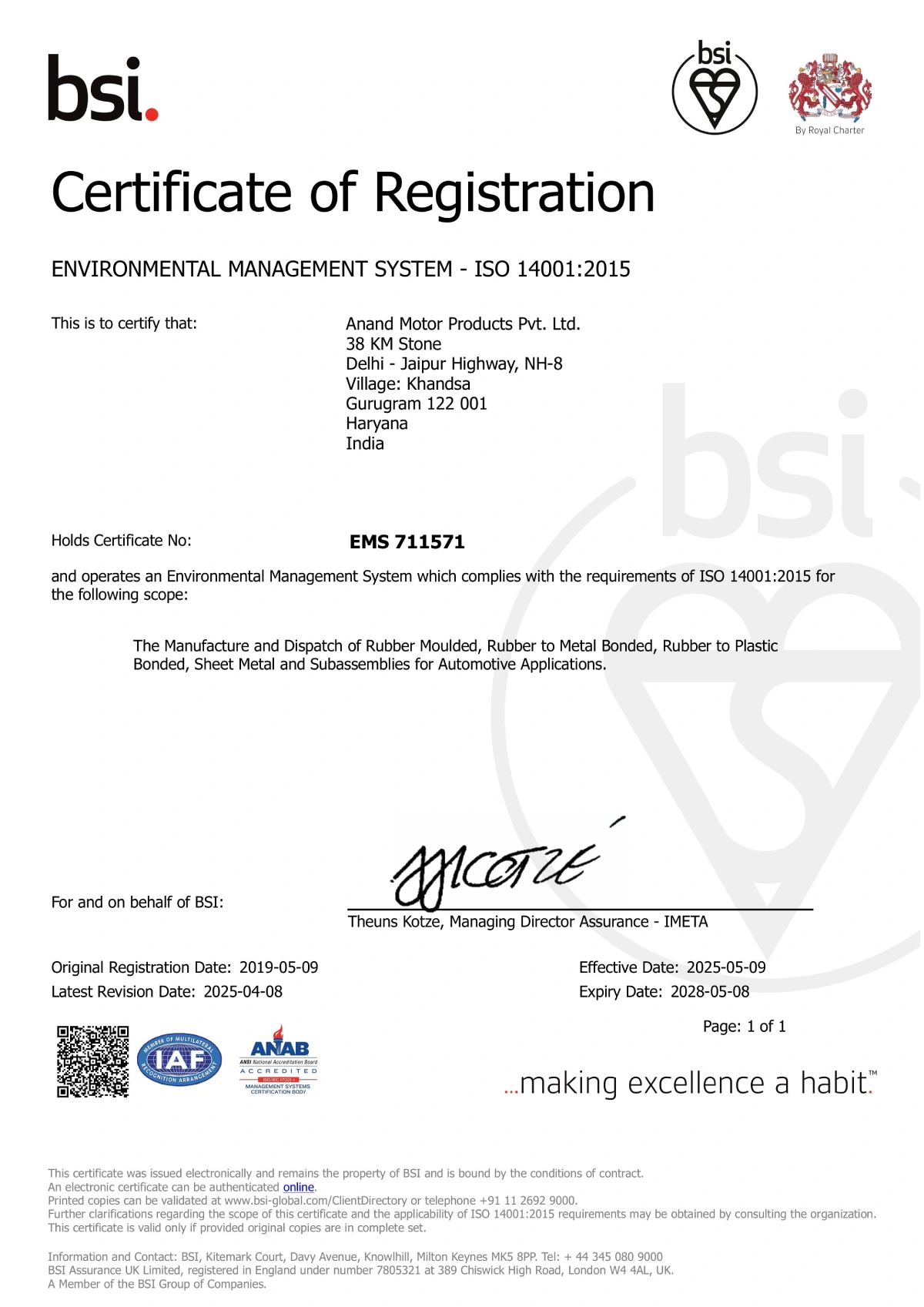 ISO 14001:2015